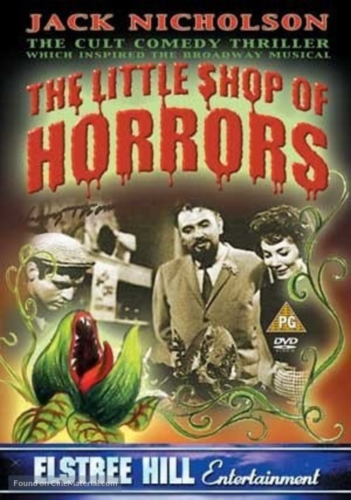 The Little Shop of Horrors - British DVD movie cover