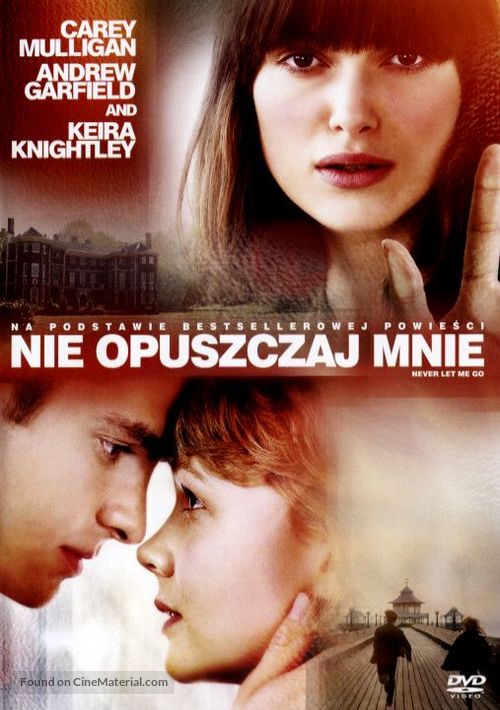 Never Let Me Go - Polish DVD movie cover