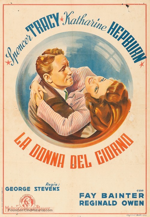 Woman of the Year - Italian Movie Poster