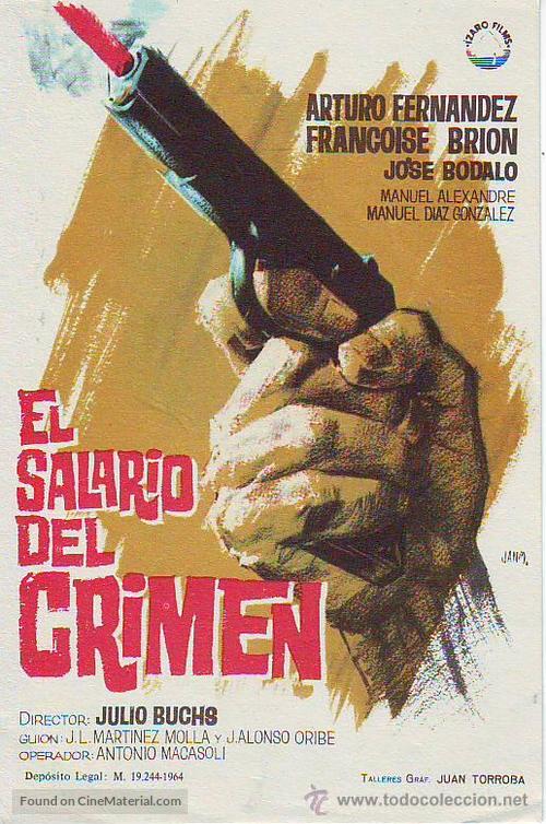 El salario del crimen - Spanish Movie Poster