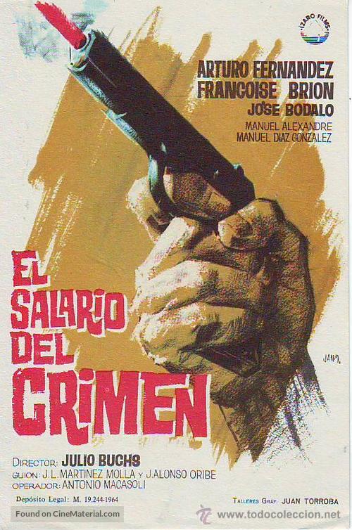 El salario del crimen - Spanish Movie Poster