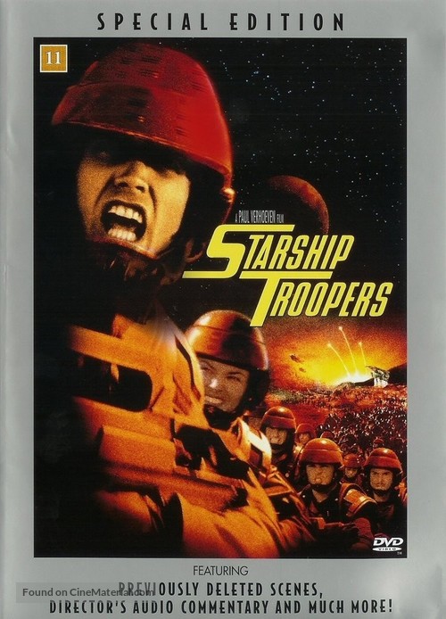 Starship Troopers - Danish DVD movie cover