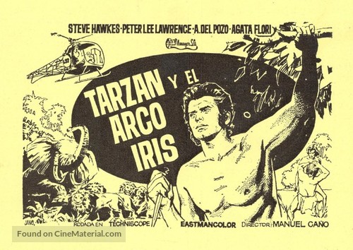 Tarz&aacute;n y el arco iris - Spanish Movie Poster