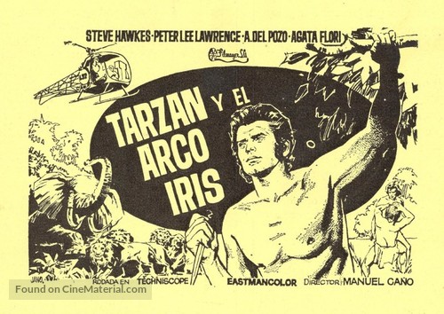 Tarz&aacute;n y el arco iris - Spanish Movie Poster