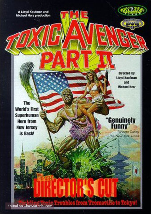 The Toxic Avenger, Part II - DVD movie cover