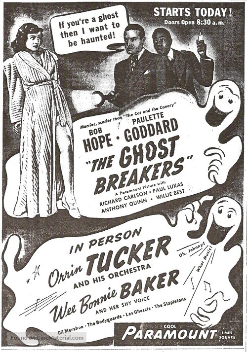 The Ghost Breakers - Movie Poster