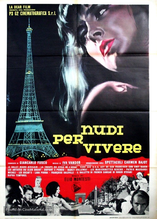 Nudi per vivere - Italian Movie Poster