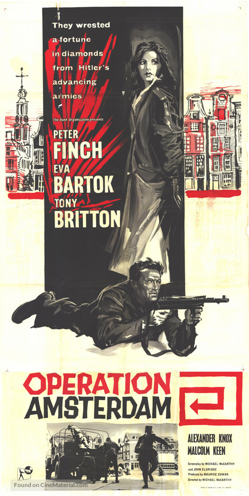 Operation Amsterdam - British Movie Poster