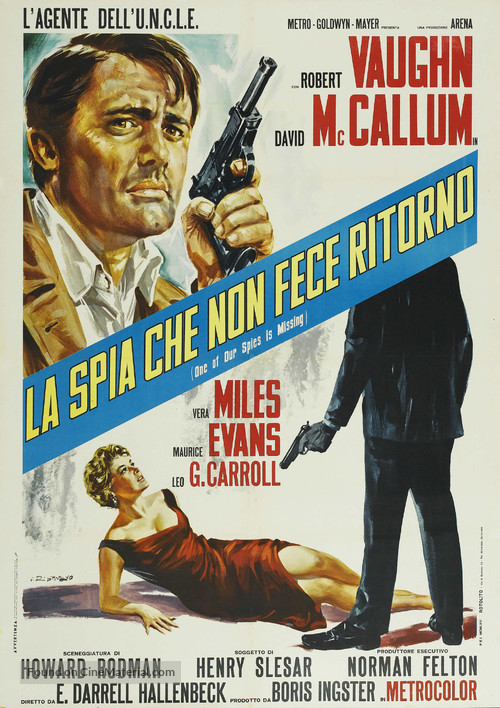 One of Our Spies Is Missing - Italian Movie Poster
