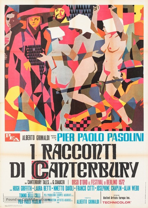 I racconti di Canterbury - Italian Movie Poster
