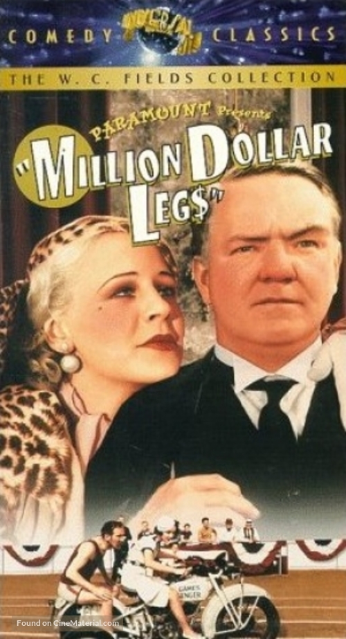 Million Dollar Legs - VHS movie cover