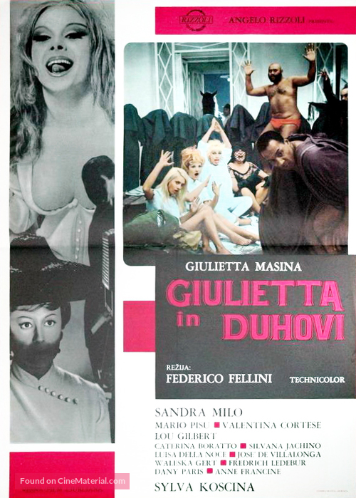 Giulietta degli spiriti - Yugoslav Movie Poster