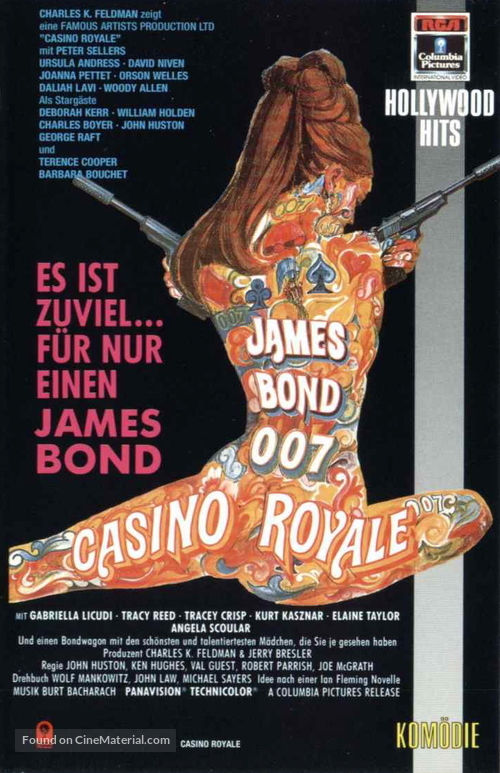 Casino Royale - German VHS movie cover