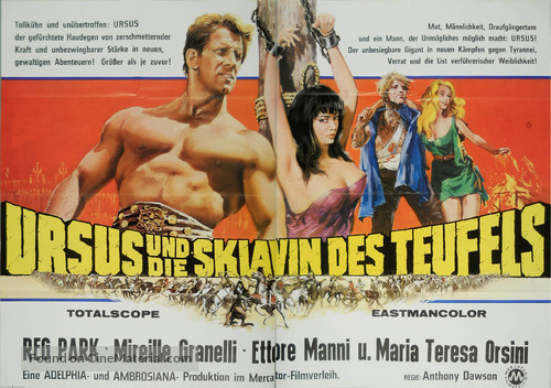 Ursus, il terrore dei kirghisi - German Movie Poster