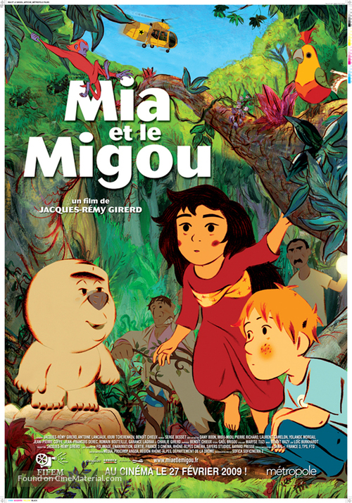 Mia et le Migou - Canadian Movie Poster