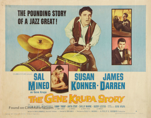 The Gene Krupa Story - Movie Poster