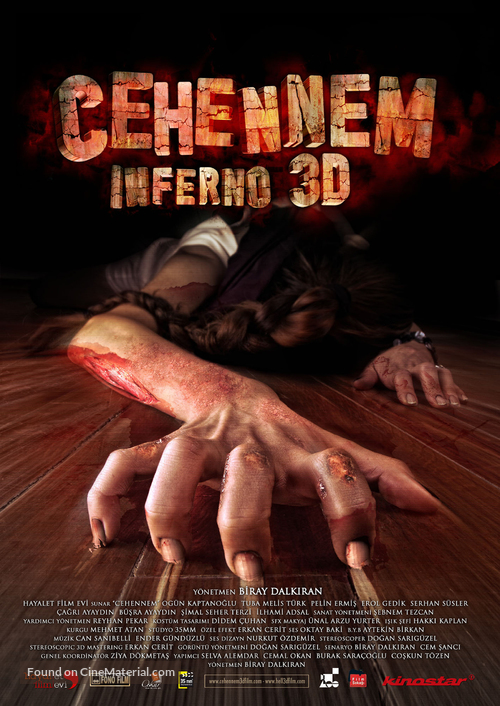 Cehennem 3D - German Movie Poster