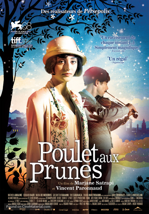 Poulet aux prunes - Canadian Movie Poster