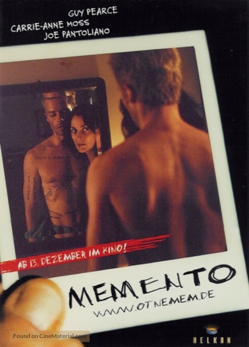 Memento - German Movie Poster