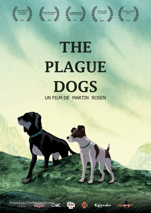 The Plague Dogs - French Re-release movie poster