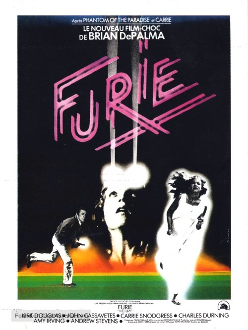The Fury - French Movie Poster