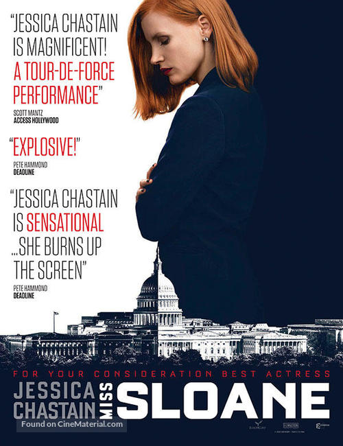 Miss Sloane - Movie Poster