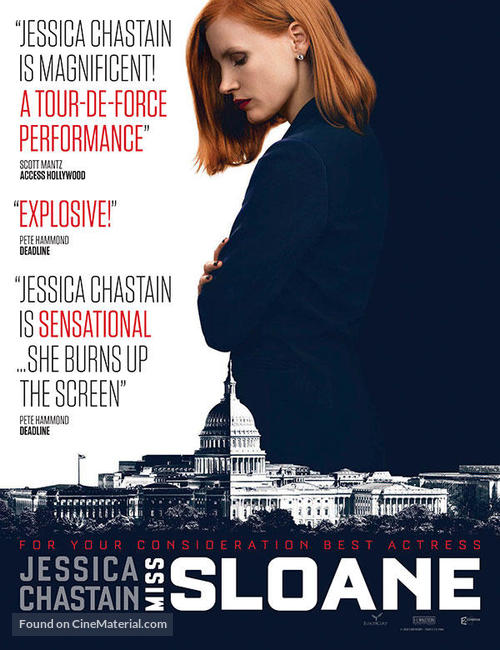 Miss Sloane - Movie Poster