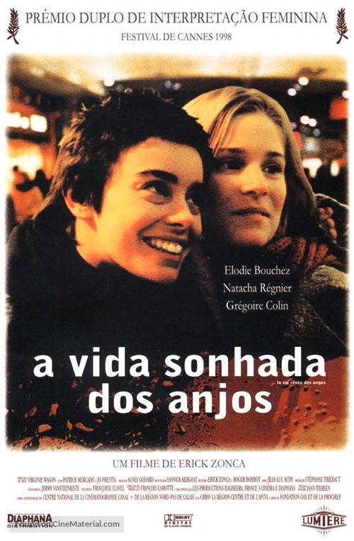 La vie r&ecirc;v&eacute;e des anges - Brazilian Movie Poster