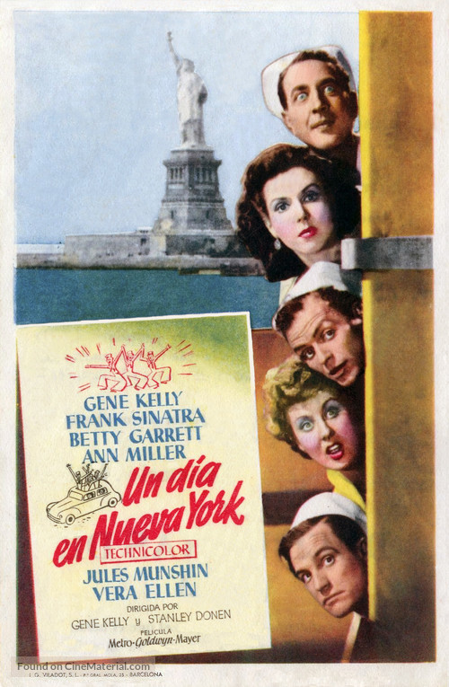 On the Town - Spanish Movie Poster