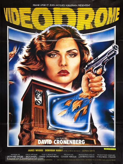 Videodrome - French Movie Poster