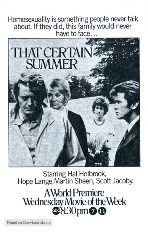 That Certain Summer - poster