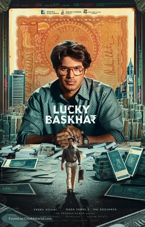 Lucky Baskhar - Indian Movie Poster