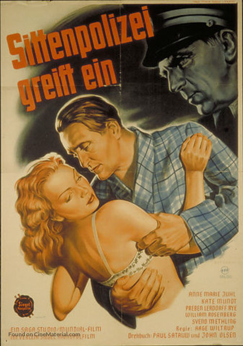 Unge piger forsvinder i K&oslash;benhavn - German Movie Poster