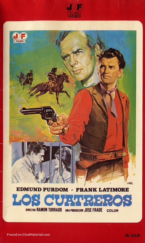 Cuatreros, Los - Spanish VHS movie cover