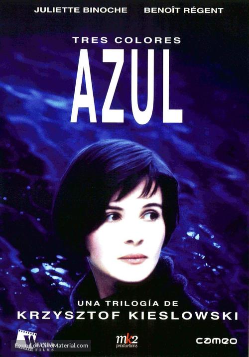Trois couleurs: Bleu - Spanish DVD movie cover