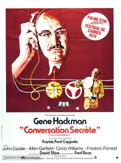 The Conversation - French Movie Poster