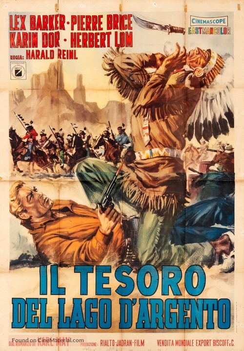 Der Schatz im Silbersee - Italian Movie Poster