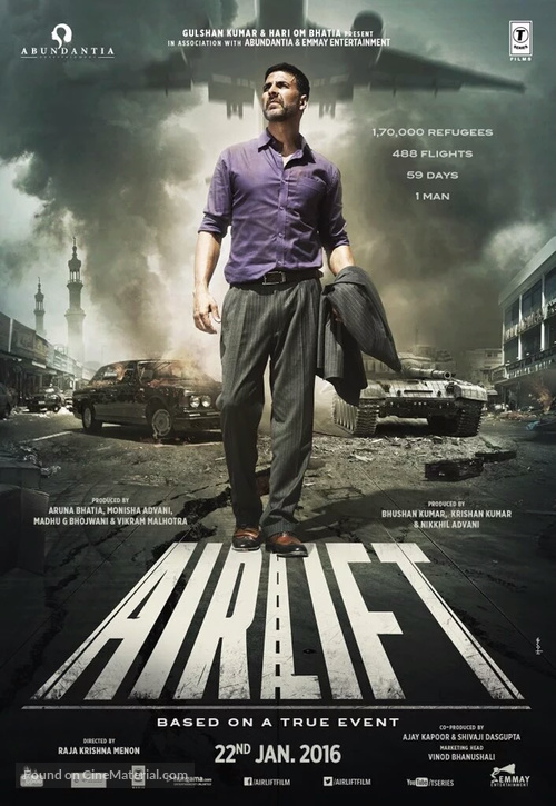 Airlift - Indian Movie Poster