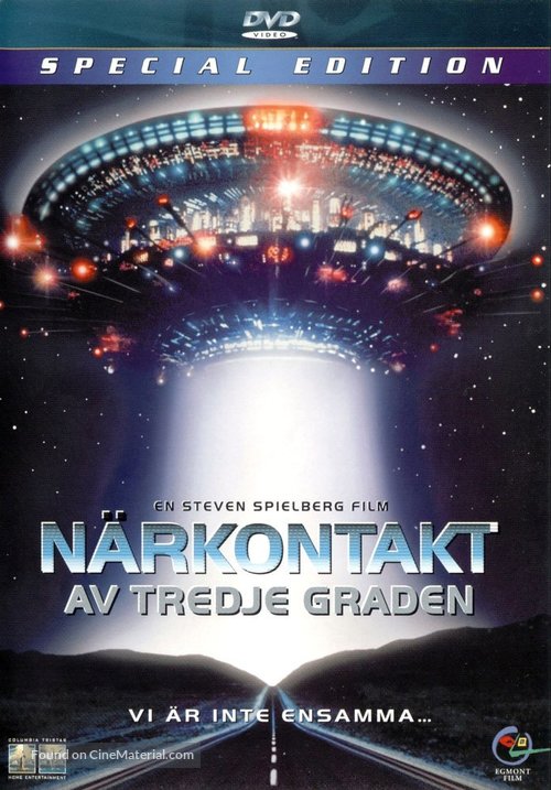 Close Encounters of the Third Kind - Swedish Movie Cover