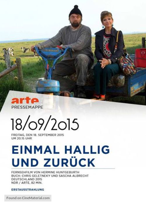 Einmal Hallig und zur&uuml;ck - German Movie Cover