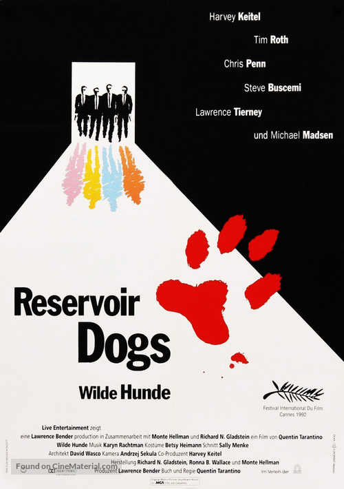 Reservoir Dogs - German Movie Poster
