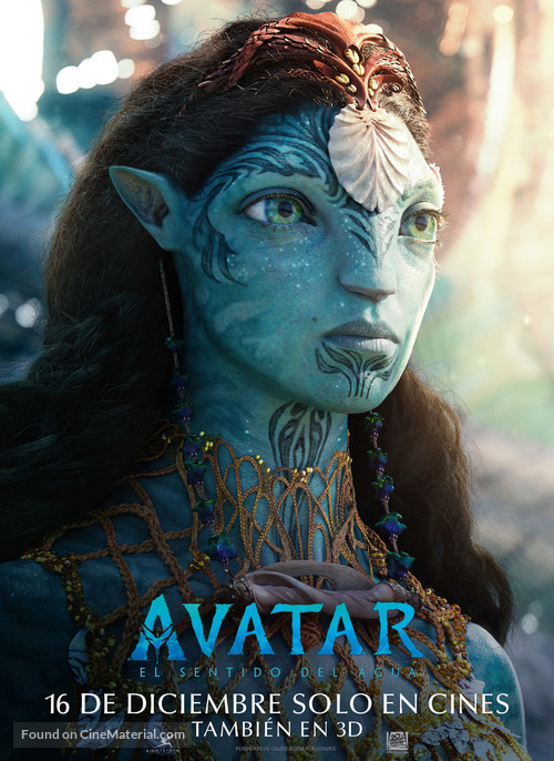 Avatar: The Way of Water - Spanish Movie Poster