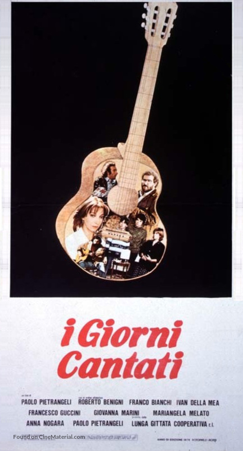 I giorni cantati - Italian Movie Poster