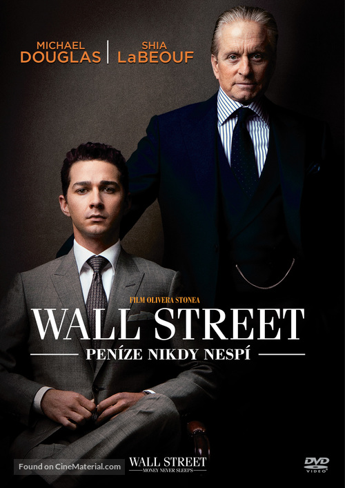 Wall Street: Money Never Sleeps - Czech DVD movie cover