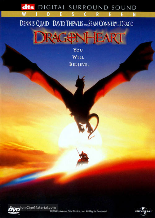 Dragonheart - DVD movie cover