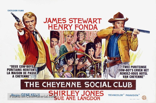The Cheyenne Social Club - Belgian Movie Poster