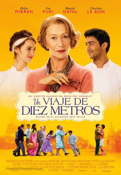 The Hundred-Foot Journey - Spanish Movie Poster