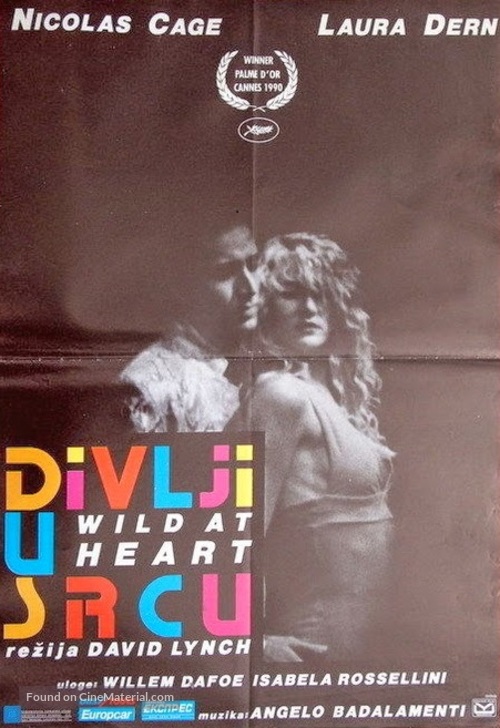 Wild At Heart - Yugoslav Movie Poster