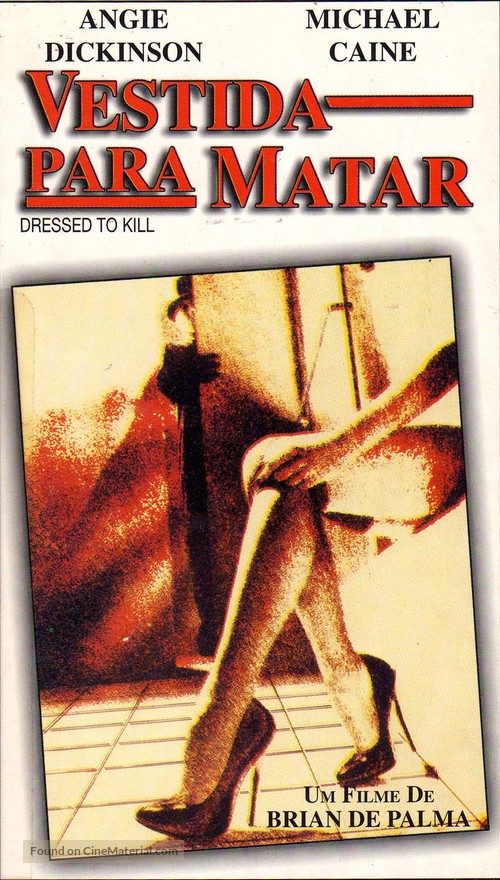 Dressed to Kill - Brazilian VHS movie cover