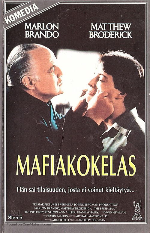 The Freshman - Finnish VHS movie cover